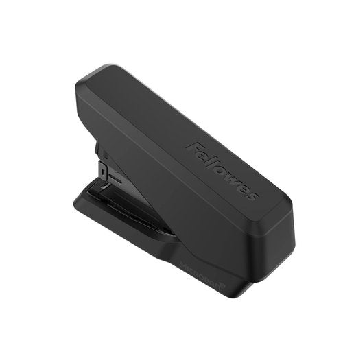 Fellowes LX860 EasyPress Half Strip One Touch Desk Stapler, 40 Sheet Capacity - Black