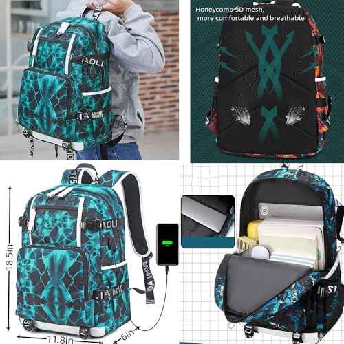 Basketball Player 30 Multifunction Backpack Travel Student Backpack Fans Bookbag For Men Women (4)