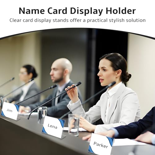 30 PCS Small Acrylic Sign Holders 3.5x2 Inches Clear Food & Price Labels for Events & Retail - Daletu