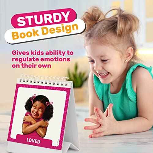 Feelings in Control Flip Book, Emotion Chart, ADHD Tool for Kids, Calm Down Corner Supplies, Preschool Learning Activities, Self Regulation for Kids