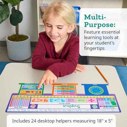 Really Good Stuff Deluxe Math Sliders Desktop Helpers - Set of 24