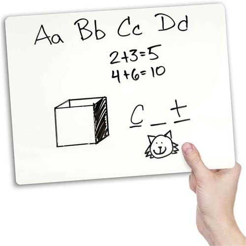 20 Pack Double Sided Dry Erase Board Classroom Pack 12'' x 9'' Small Whiteboards for Office Teachers Students Schools Supplies Thickness 3mm Mini Answer Paddles Easy to Wipe