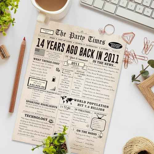 14th Birthday Card, Happy 14th Birthday Decorations for Girls Boys, Lovely 14 Year Old Birthday Gift Ideas for Daughter Son