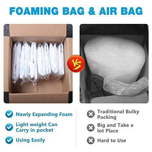 18¡± x 24¡± 8 PCS TONESPAC Instant Pack Quick Expanding Foam X-400 Packaging Bag for Packaging and Shipping