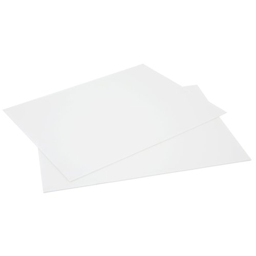 T-SIGN Corrugated Plastic Sheets Coroplast Sign Blank Board, 24 x36 Inches 3/16 Inches Thick for A-Frame Replacement Poster Sheets, White Blanks Sign (Pack of 2)