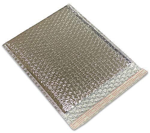 8x11 Thermal Foil Bubble Mailers - 3/16 Inch Thickness, 100 Pack