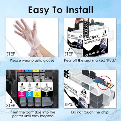 DOUBLE D Compatible LC3029 LC3029XXL Replacement for Brother LC3029 LC3029XXL Ink Cartridges Work with Brother MFC-J5830DW MFC-J5930DW MFC-J6535DW MFC-J6935DW Printer (2B, 2C, 2M, 2Y) 8Pack