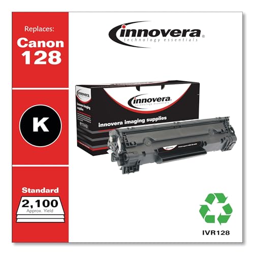 Innovera IVR128 Remanufactured Black Toner Replacement for 3500B001AA #128 2100 Page-Yield
