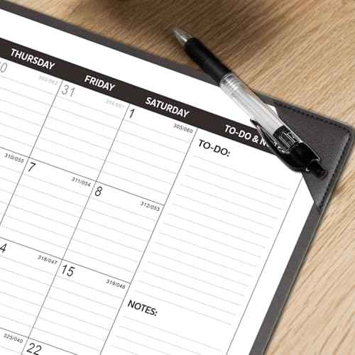 Large Desk Calendar 2025-2026 with Desktop Mat, KOPEESY 22" x 17" Desktop Calendar, From Now to December 2026, Office Supplies Desk Blotter Calendar for Home School and Office