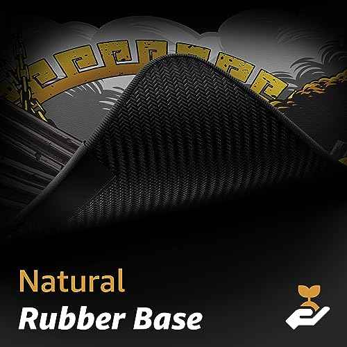 Hystar¢ç Extended Gaming Mouse Pad | XXL 36" x 16" | 5mm Thick, Waterproof Surface, Smooth Polyester Fabric, and Natural Rubber Base | Mythic Griffin
