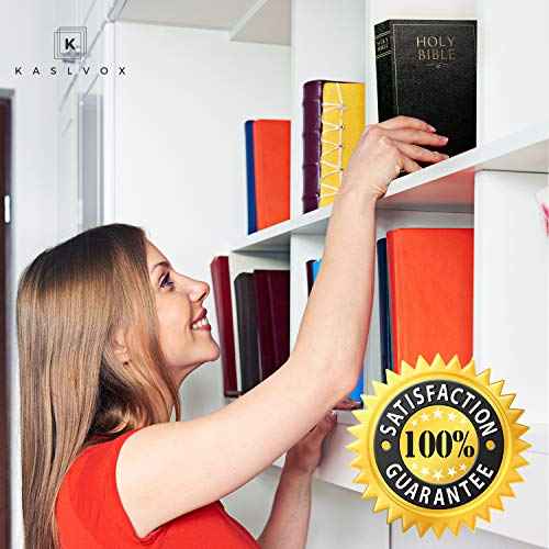 Fake Book Box - Small Safe Box with Combination Lock - Hidden Safe in Plain Sight - Diversion Safes - Secret Safes (Bible) (Large)