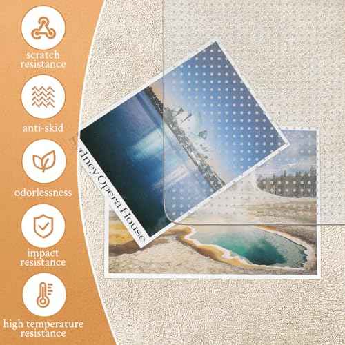 KMAT Office Chair Mat for Carpet, Computer Desk Mat,Clear Desk Chair Mat for Home Office Rolling Chair,Heavy Duty Floor Protector-Easy to Clean,Anti-Slip-36 x48 with Lip
