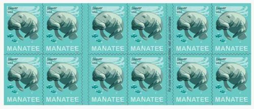 United States Postal Service Save Manatees (5 Booklets of 20) First-Class Mail Forever Postage Stamps Scott #5851