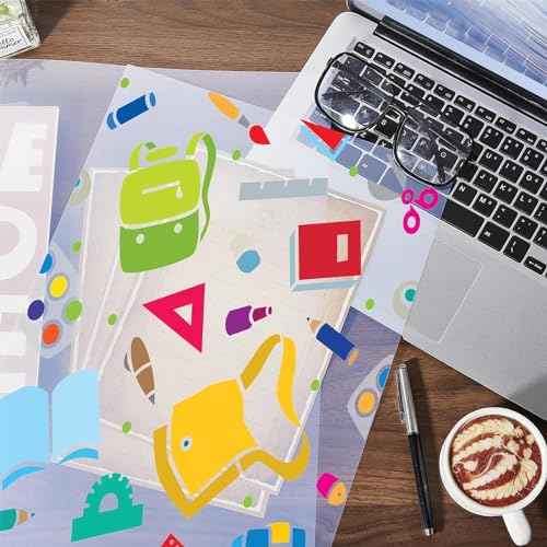 Timgle 50 Sheets Waterproof Inkjet Transparency Film 13 x 19 Inch Transparency Paper Acetate Sheets for Silk Screen Printing Transparent Printer Paper for Printers Overhead Projector Crafts 5 Mil