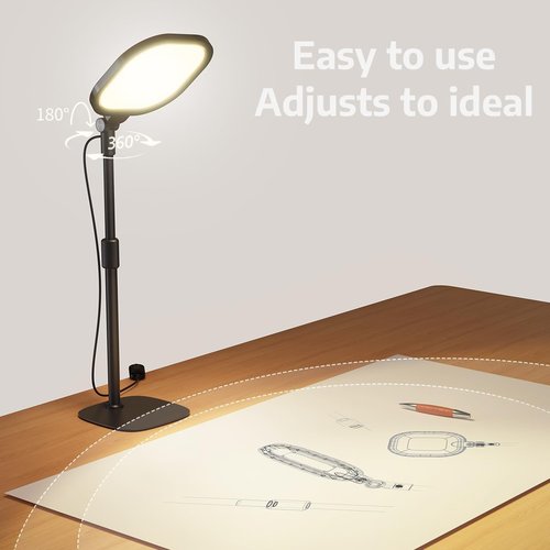 LitONES Desktop Video Conference Lighting - Adjustable Brightness & Color Temp | 2Pcs for Zoom Meetings & Work from Home