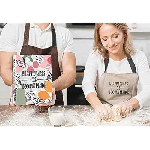 118 pc, 8.5"x11" 3-Ring Recipe Binder Organizer Kit to Write Your Own Recipes Binder Kit with Cards, Dividers, DIY Recipe Binder Cookbook, Protective Sleeves, Recipe Box, Cards & Labels