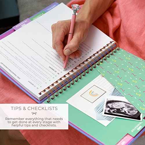 Clever Fox Pregnancy Journal & Memory Book - Pregnancy Planner & Notebook for Expecting Moms ? Baby Keepsake, First Time Moms Gift (Lavender, 9" x 10.5")