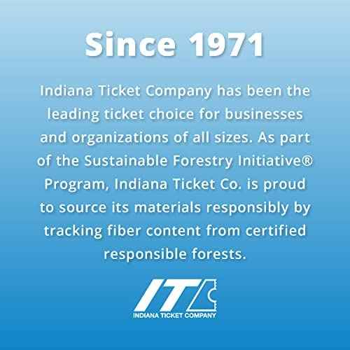 INDIANA TICKET CO. 10,000 Green CONSECUTIVELY Numbered Raffle Ticket Roll. 5 Rolls of 2,000, for Classroom Rewards, Events, Fundraisers, Door Entry, Raffles, Prizes, Drink/Food Tickets, & More