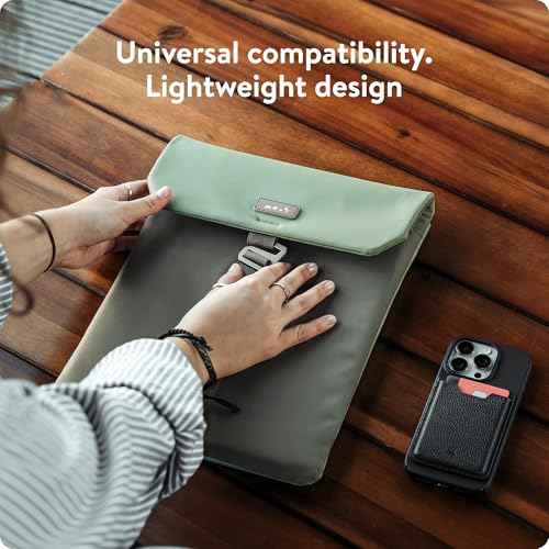 Mous ? Laptop Bag 14 inch Case - Universal Laptop Sleeve ? Water Resistant Durable Cover - Sage
