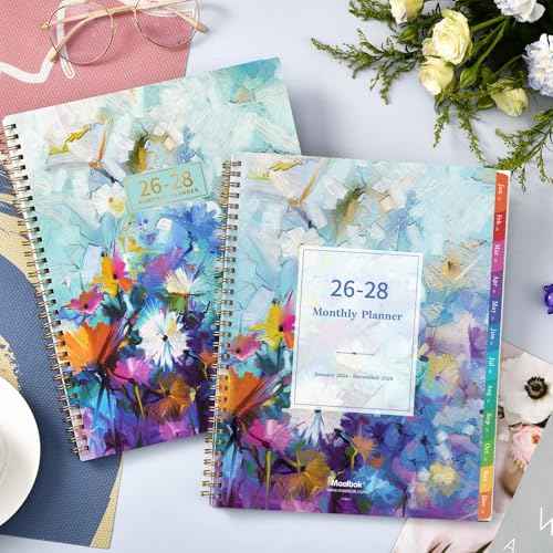 2026-2028 Monthly Planner - 3 Year Planner 2026-2028, JAN 2026 - DEC 2028, 2026 Calendar Planner with 36 Monthly Tabs, Notes Pages, Inner Pocket, Great for Long-Term Planning