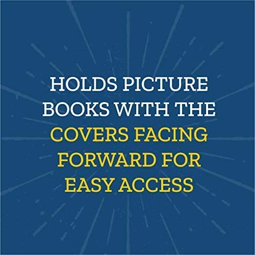Really Good Stuff Large Plastic Book Organizer Bins - 4 Pack - Classroom Storage and Organization for Labeled Books and Supplies - Multi-Purpose Storage Bins with Dividers