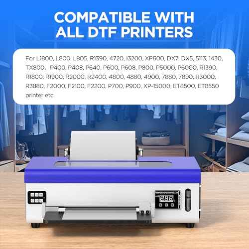 PUNEHOD DTF Ink 900ML - Premium DTF Transfer Ink for PET Film, Refill Ink for DTF Printer L1800 R1390 L805 L800 XP600 TX800, Size: 4 * 100ml(CMYK)+2 * 250ml(WW)
