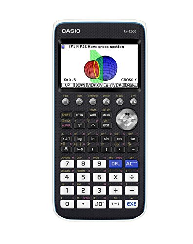 Casio FX-CG50 Prizm Color Graphing Calculator with 3D Graphing, Natural Textbook Display, and Python (FX-CG-50-L-IH)