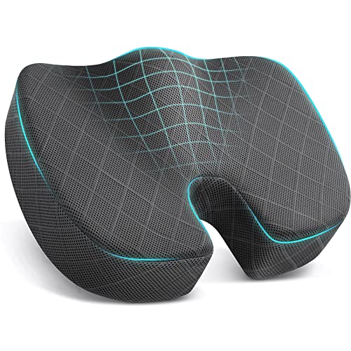 TushGuard Memory Foam Seat Cushion Large Grey - Office & Chair Support