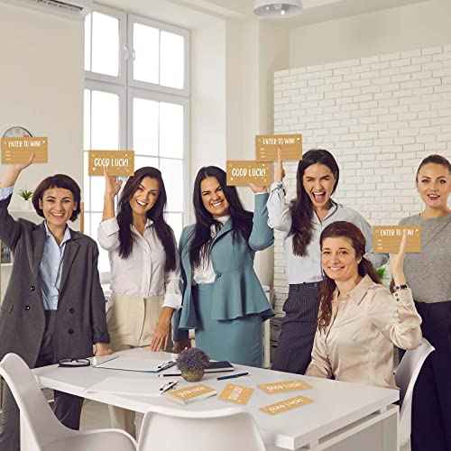 1200 Pcs Classic Enter to Win Raffle Tickets Cards 3.5 x 2 Inch Entry Form Ticket Cards for Contest, Auction, Raffles, Ballot Box with Space for Name, Email Address Phone Number Fields (1200)