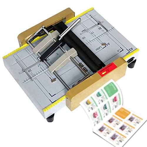 Paper Folding Machine, 11.7" X 16.5" A3 Booklet Making Machine Paper Bookbinding and Folding Booklet Stapling Equipment for Printing Factories and Schools