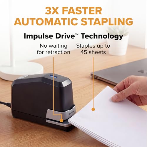 Bostitch Heavy Duty Electric Stapler 45-Sheet Capacity, 1-Pack, No-Jam, Fast Stapling