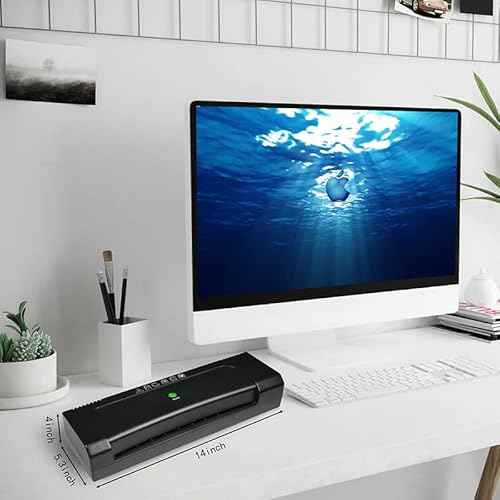Laminator 9-inch Thermal Laminator with Laminating Sheets 10pcs, with Paper Cutter and Corner Rounder,with 2-Min Faster Preheat,Mini Personal Lamination Machine withr for Teacher Home¡¦
