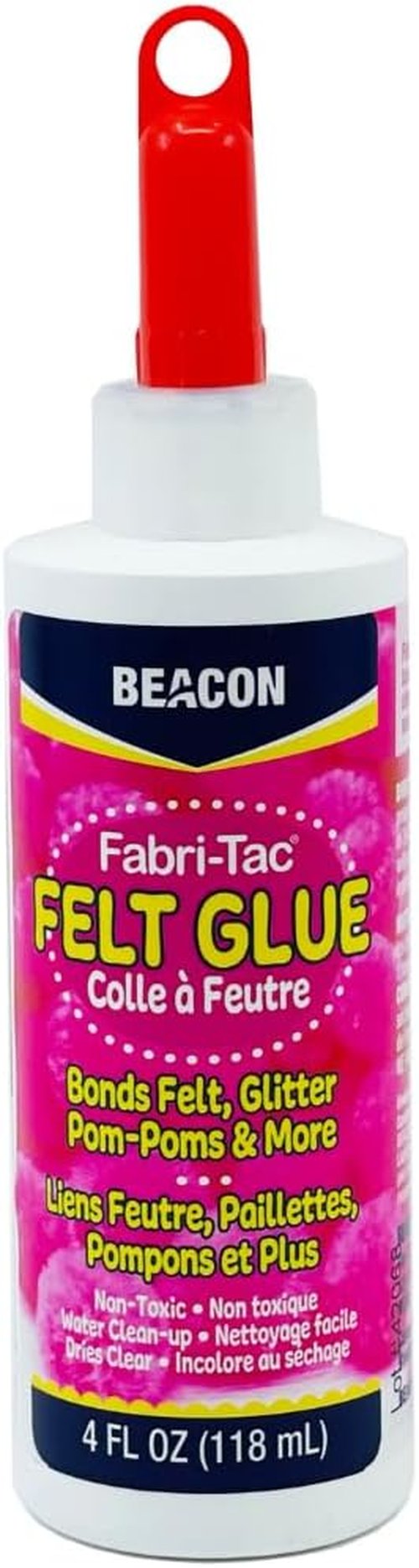 Beacon Felt Glue - Strong Adhesive for Craft Projects | Quick-Drying, 4 oz