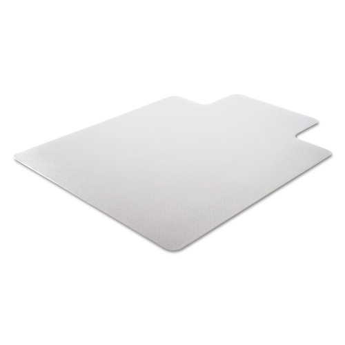 Alera Studded Chair Mat for Flat Pile Carpet, 36" x 48", with Lip, Clear