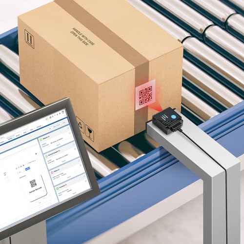 MUNBYN 2D Embedded Fixed Mount Barcode Scanner Scan Engine, Ultra-Rugged 1D 2D QR Barcode Reader Mini-Size, Suitable for Express and Factory Assembly Line Working(Only USB Port)