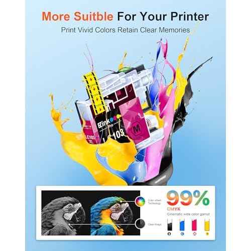E-Z Ink Pro LC103 LC103XL Compatible Ink Cartridge Replacement for Brother LC103 XL LC103XL LC101 LC103CL Ink Cartridges Compatible with MFC-J870DW MFC-J475DW MFC-J6920DW MFC-J470DW (15 Pack)