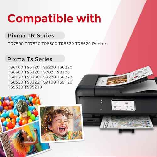 5 Pack 280 281 XXL Ink Cartridges Replacement for Canon PGI 280XXL/281XXL 280XL 281XL to TR8620a TR8620 TR8520 TR8600 TR7520 TS702a TS9520 TS9521C TS6120 TS6220 TS9120 TS6320 TS8220 Printer