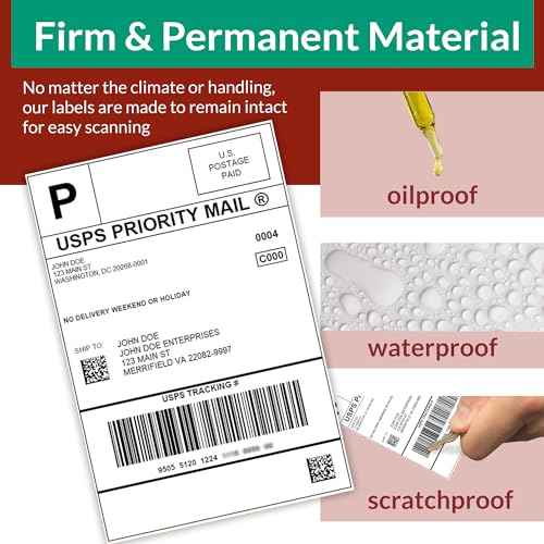 Reli. Thermal Shipping Labels (2400 Sheets) 4x6 Label Rolls | Direct Heat Printer Paper | Shipping Stickers Compatible w/Rollo Thermal Printer (8 Rolls, 4"x6", White)