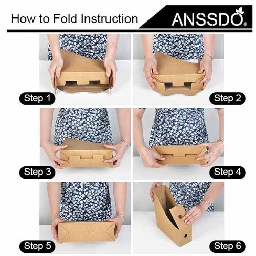 ANSSDO 12 Pack Cardboard Magazine Holder Premium Magazine File Holder Organizer, Magazine File Organizer, Large Volume Magazine Storage Box as Book Bins or Folder Holder for Desk - Blue Gold 12 Pack