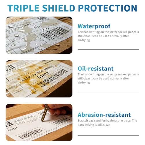 9527 Product 4x6 White Thermal Shipping Labels - 500pcs, Perforated, Compatible with Zebra & More