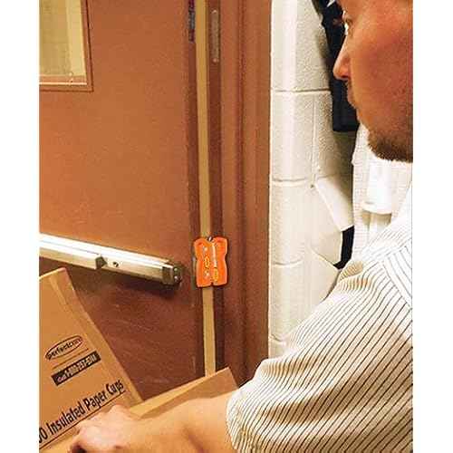 Propper Door Stopper - Professional Door Stop for Moving Office Home or School - Great for Police, Admin, Firefighters and Any time You Need a Door to Stay Open - 2 Pack