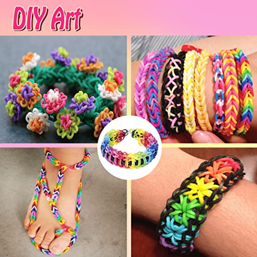 Yowamho 900 Pcs Loom Rubber Bands Refill - White