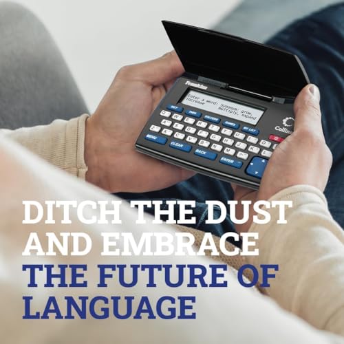 Franklin Collins English Electronic Dictionary with Thesaurus & Word Games - Compact Language Companion