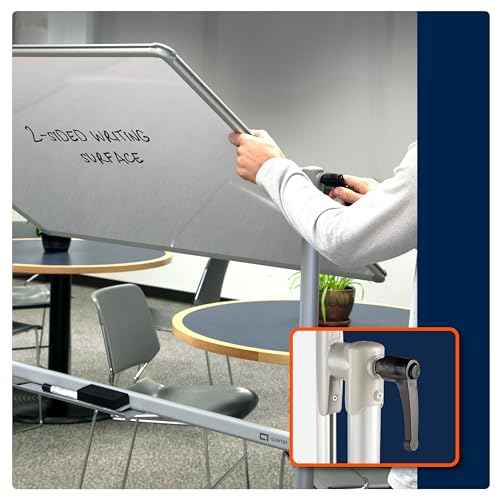 Quartet Nano-Clean Magnetic Dry-Erase Board, 48" x 36" (4' x 3'), Double-Sided, Silver Frame (Q284836A01-R)