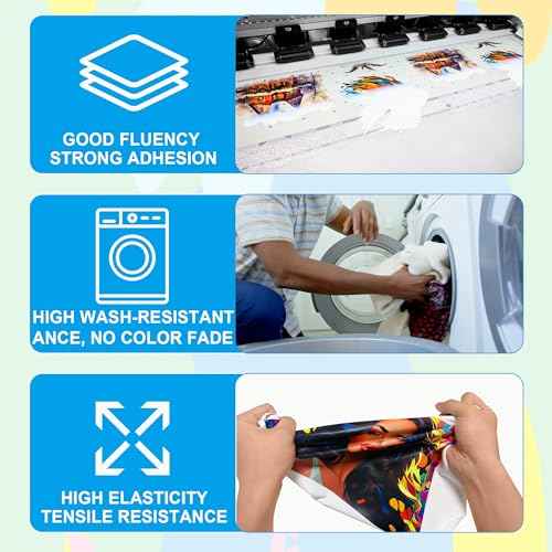Lancelot Premium DTF Ink 500ML-Vibrant & Durable PET Film Transfer Ink for DTF Printer, Epson Printers Epson ET-8550, XP-15000, L1800, L805, R1390, R2400 for Heat Transfer Printing 500ml(500ml*1,1WH)