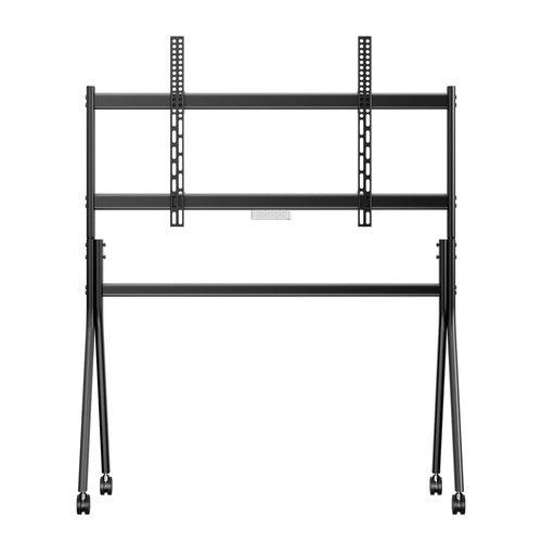 SYLVOX Outdoor Y-Type Rolling TV Cart with Wheels for 65-120 Inch LCD LED 4K Flat Screen TVs - Weatherproof TV Floor Stand with Storage, Holds Up to 150kg/330lbs, Max VESA 1200x600mm