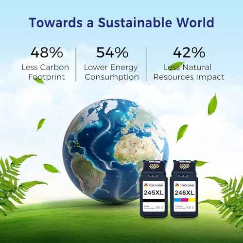 245XL 246XL Ink Cartridge Replacement for Canon Ink 245 and 246 Compatible for Canon 245XL 246XL Combo Pack PG-245 CL-246 for Pixma MG2522 MX490 TR4520 MX492 TS202 TS3322 MG2500 TR4500 Printer 245 ink