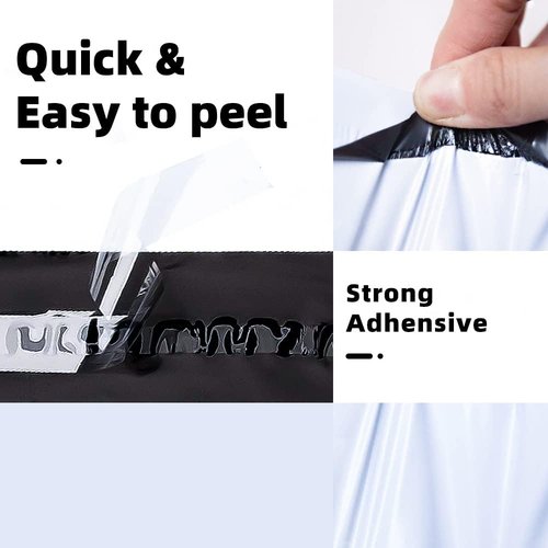 POLYSELLS 100 Pcs White Poly Mailers - 24x24 Inches, Waterproof & Tear-Resistant Shipping Envelopes