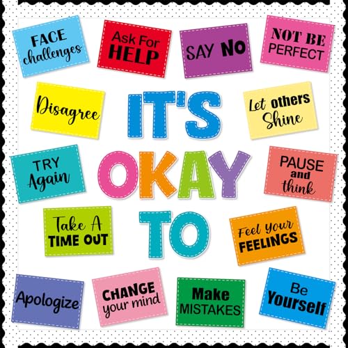 COCHIE OKAY Affirmation Station Bulletin Board Classroom Decorations Set - Welcome Back to School