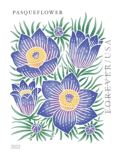 2022 Mountain Wildflowers First Class Postage Stamps - 1 Booklet, 20 US Stamps